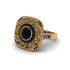 Fancy Art Deco Black Diamond Ring - Pauline No. 67 image 3