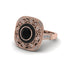 Fancy Art Deco Black Diamond Ring - Pauline No. 8 image 3