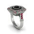 Fancy Art Deco Black Diamond Ring - Pauline No. 54 image 1