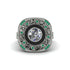 Fancy Art Deco Diamond Ring - Pauline No. 18 image 2