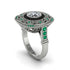 Fancy Art Deco Diamond Ring - Pauline No. 18 image 1