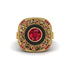 Fancy Art Deco Ruby Ring - Pauline No. 55 image 2