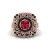 Fancy Art Deco Ruby Ring - Pauline No. 41 image 2