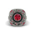 Fancy Art Deco Ruby Ring - Pauline No. 57 image 2