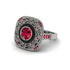 Fancy Art Deco Ruby Ring - Pauline No. 57 image 3