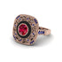 Fancy Art Deco Ruby Ring - Pauline No. 71 image 3