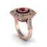 Fancy Art Deco Ruby Ring - Pauline No. 11 image 1