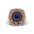 Fancy Art Deco Sapphire Ring - Pauline No. 14 image 2