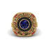 Fancy Art Deco Sapphire Ring - Pauline No. 58 image 2
