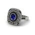 Fancy Art Deco Sapphire Ring - Pauline No. 45 image 3