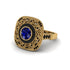 Fancy Art Deco Sapphire Ring - Pauline No. 43 image 3