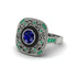Fancy Art Deco Sapphire Ring - Pauline No. 30 image 3