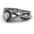 Infinity Inspired Halo Diamond Engagement Ring - Teresa No. 33 image 3
