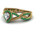 Infinity Inspired Halo Diamond Engagement Ring - Teresa No. 16 image 3