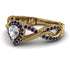Infinity Inspired Halo Diamond Engagement Ring - Teresa No. 61 image 3