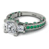 Modern Geometric Diamond Gold Engagement Ring - Beverly No. 18 image 13