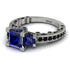 Modern Geometric Sapphire Gold Engagement Ring - Beverly No. 45 image 13