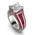Princess Geometric Diamond Engagement Ring - Marilyn No. 48 image 1