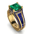 Princess Geometric Emerald Engagement Ring - Marilyn No. 64 image 1