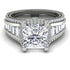 Princess Geometric Diamond Engagement Ring - Marilyn No. 3 image 2