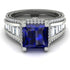 Princess Geometric Sapphire Engagement Ring - Marilyn No. 15 image 2