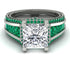 Princess Geometric Diamond Engagement Ring - Marilyn No. 18 image 2