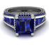 Princess Geometric Sapphire Engagement Ring - Marilyn No. 75 image 2