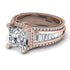 Princess Geometric Diamond Engagement Ring - Marilyn No. 2 image 3