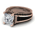 Princess Geometric Diamond Engagement Ring - Marilyn No. 32 image 3