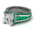 Princess Geometric Diamond Engagement Ring - Marilyn No. 18 image 3