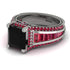 Princess Geometric Black Diamond Engagement Ring - Marilyn No. 54 image 3