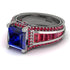 Princess Geometric Sapphire Engagement Ring - Marilyn No. 60 image 3