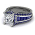 Princess Geometric Diamond Engagement Ring - Marilyn No. 63 image 3