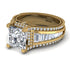 Princess Geometric Diamond Engagement Ring - Marilyn No. 1 image 3