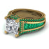 Princess Geometric Diamond Engagement Ring - Marilyn No. 16 image 3
