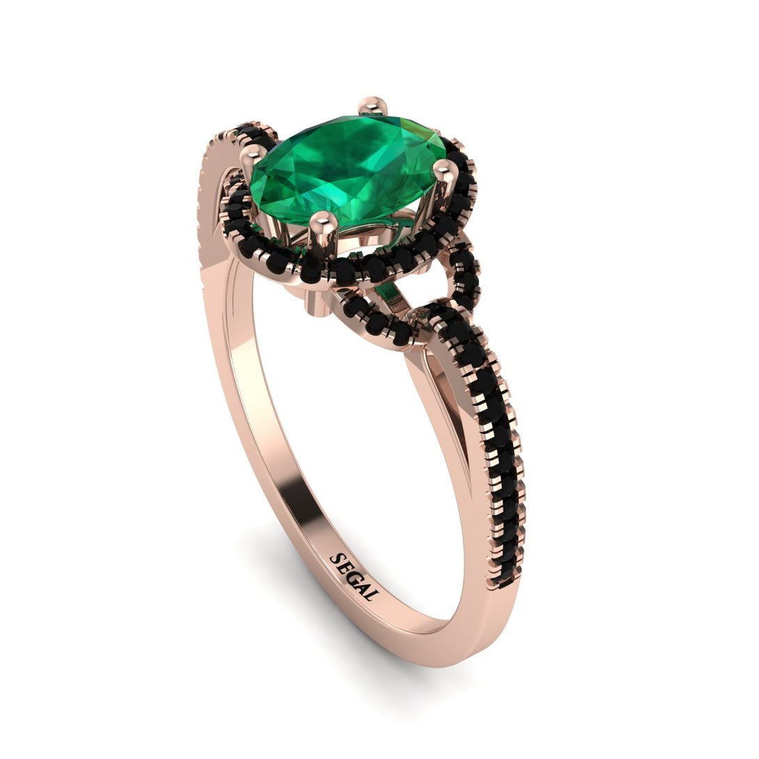Timeless Beauty Oval Emerald Engagement Ring - Judy No. 35