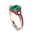 Timeless Beauty Oval Emerald Engagement Ring - Judy No. 50 image 1