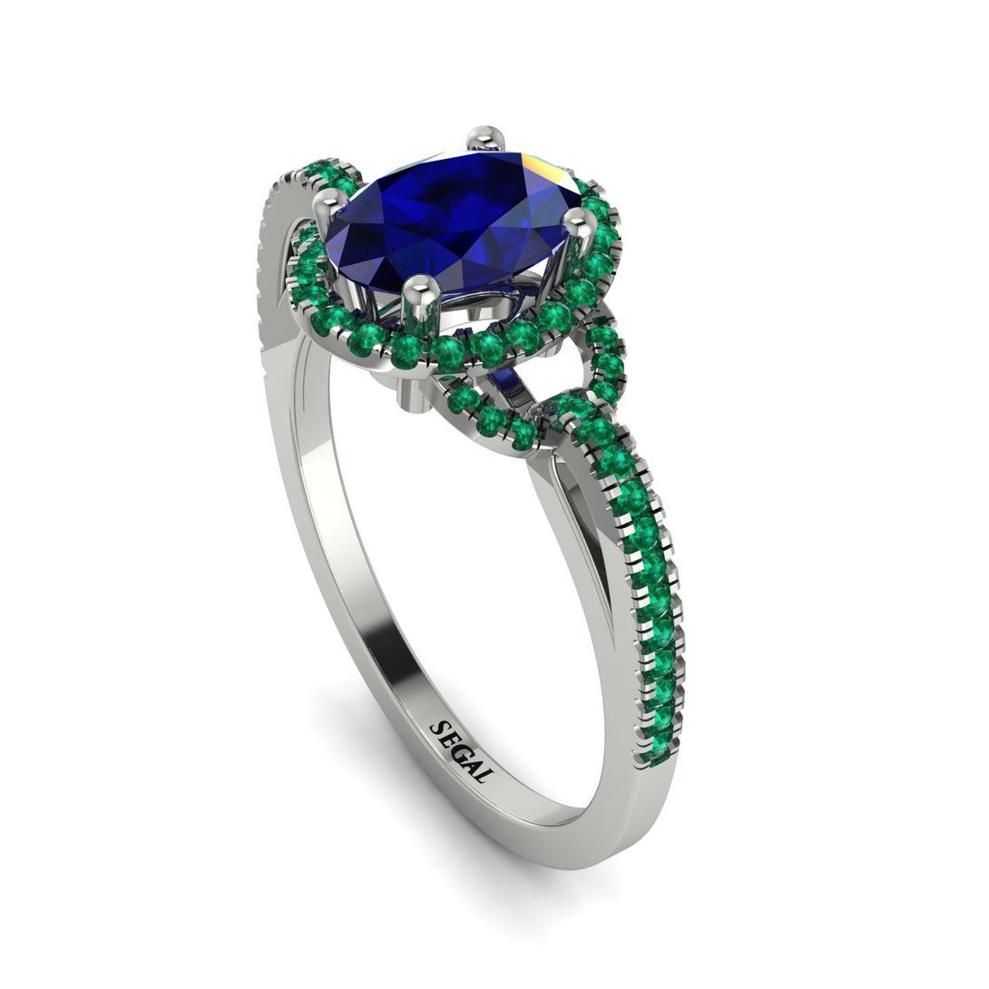 Timeless Beauty Oval Sapphire Engagement Ring - Judy No. 30