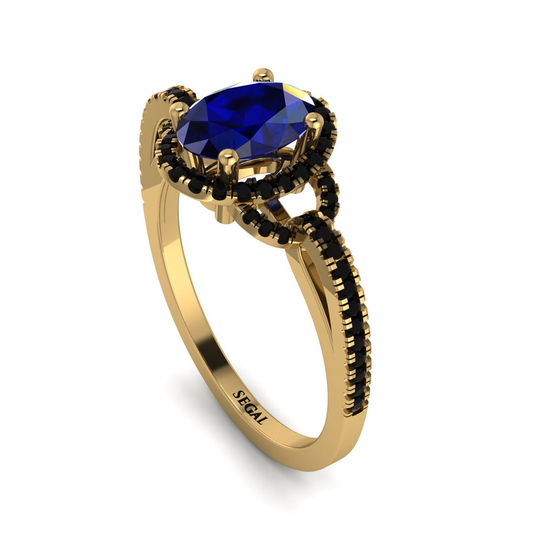 Timeless Beauty Oval Sapphire Engagement Ring - Judy No. 43