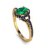 Timeless Beauty Oval Emerald Engagement Ring - Judy No. 64 image 2