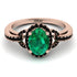 Timeless Beauty Oval Emerald Engagement Ring - Judy No. 35 image 2