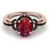 Timeless Beauty Oval Ruby Engagement Ring - Judy No. 41 image 2