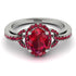 Timeless Beauty Oval Ruby Engagement Ring - Judy No. 57 image 1