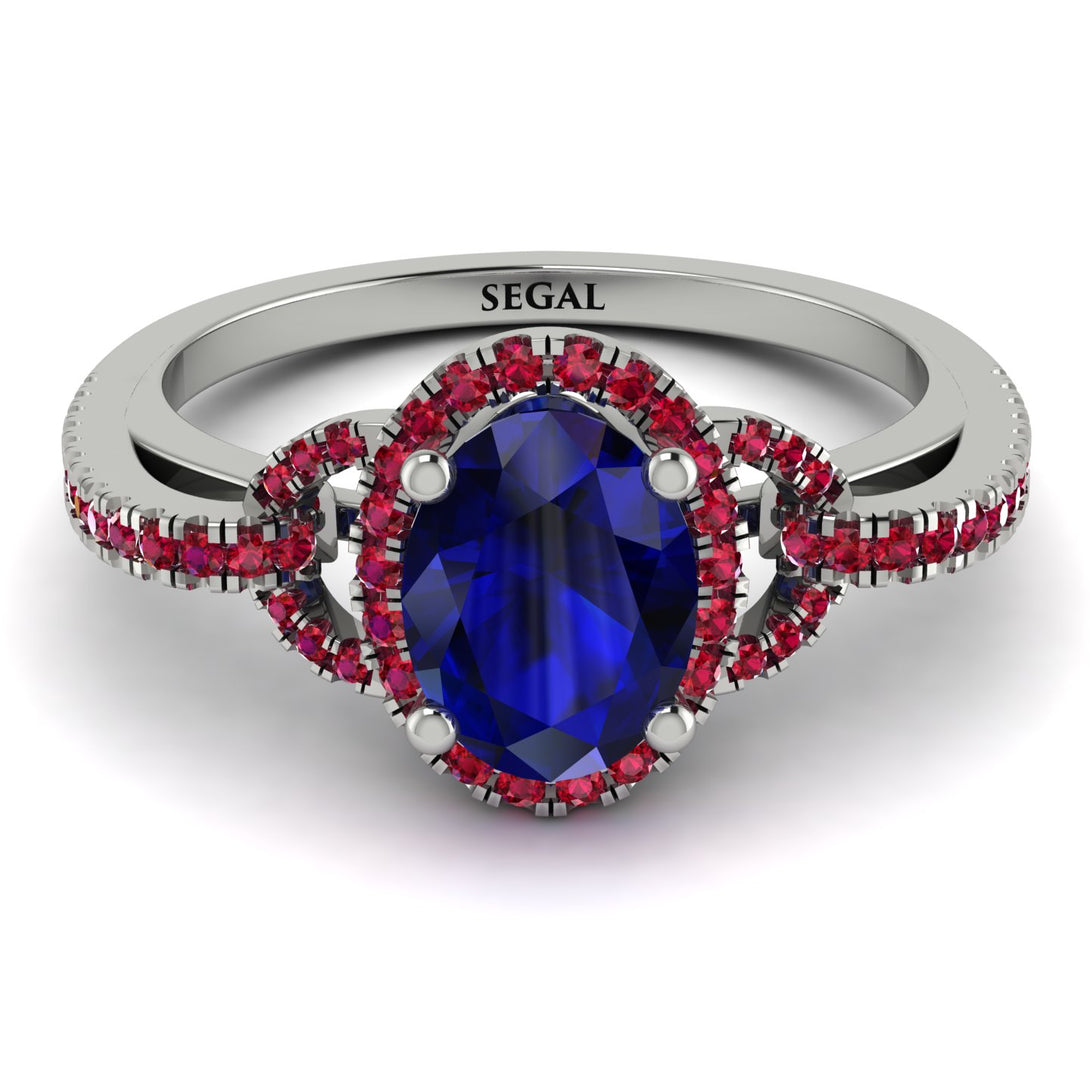Timeless Beauty Oval Sapphire Engagement Ring - Judy No. 60