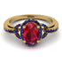 Timeless Beauty Oval Ruby Engagement Ring - Judy No. 70 image 1