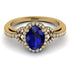 Timeless Beauty Oval Sapphire Engagement Ring - Judy No. 13 image 2