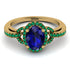 Timeless Beauty Oval Sapphire Engagement Ring - Judy No. 28 image 2