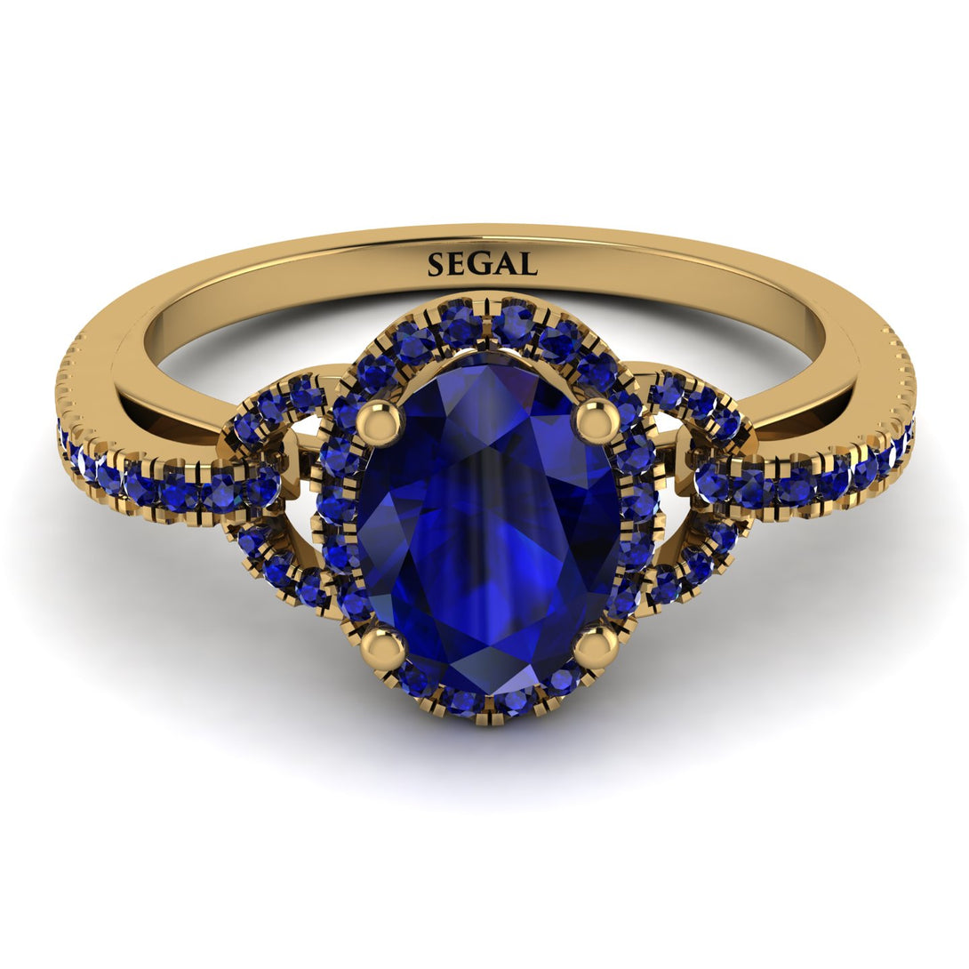 Timeless Beauty Oval Sapphire Engagement Ring - Judy No. 73