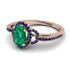 Timeless Beauty Oval Emerald Engagement Ring - Judy No. 65 image 3