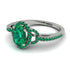 Timeless Beauty Oval Emerald Engagement Ring - Judy No. 21 image 3
